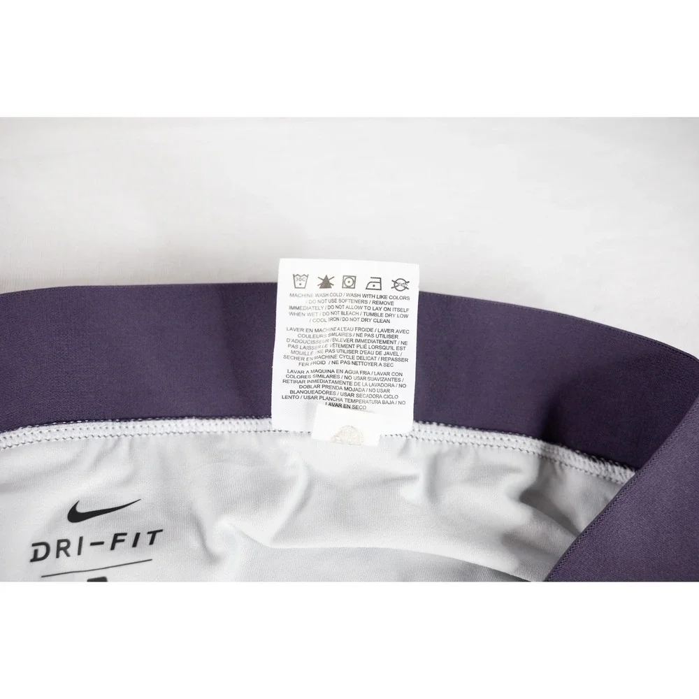 Nike Dri-FIT Running Shorts Womens 2X Purple 2-in-1‎ Perforated Training workout